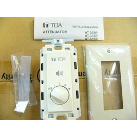 【昌明視聽】 日本名牌TOA 音量調整控制器 AT-063AP 6W 多段式 PA廣播音響專用 100v 高壓規格