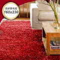【范登伯格】艾菲爾城市風格超細紗長毛地毯-紅160x230cm