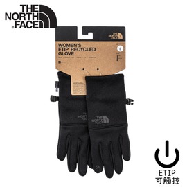 【The North Face 女 可觸屏四向彈性保暖手套《黑》】4SHB/機車手套/防滑手套/保暖
