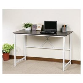 120公分電腦桌(穩固耐用防潑水)工作桌 書桌~25mm粗鐵管【型號DE017】可加購玻璃、鍵盤架、抽屜、調整腳墊