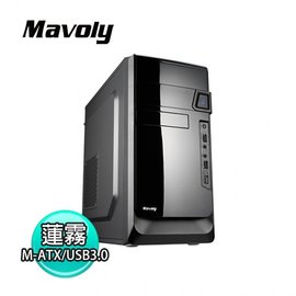 Mavoly 松聖 SG02A 蓮霧 M-ATX 黑化機殼 1大3小