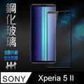 鋼化玻璃保護貼系列 SONY Xperia 5 II (6.1吋)(全滿版黑邊)