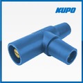 KUPO KL-400MFFB 美規400A單芯一分二T型接頭(藍)