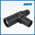 KUPO KL-400MFFBK 美規400A單芯一分二T型接頭(黑)