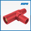 KUPO KL-400MFFR 美規400A單芯一分二T型接頭(紅)