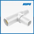 KUPO KL-400MFFW 美規400A單芯一分二T型接頭(白)