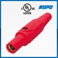 KUPO KL-150LFR 小美規快速接頭母頭(紅)
