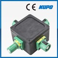 KUPO PDB-C1303G歐規400A接頭1分3 橡膠分線盒(綠)