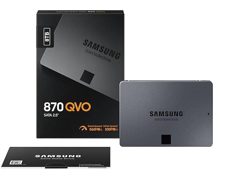 SAMSUNG 8TB 8T【870 QVO】MZ-77Q8T0BW 2.5 SATA SSD 固態硬碟- 3C