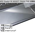 【Ezstick】MSI Creator 15 A10SFT TOUCH PAD 觸控板 保護貼