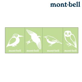 Mont-Bell 背包轉印貼紙 Bag Sticker Birds 鳥類貼紙 1124647