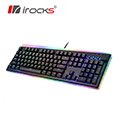 irocks K71M RGB背光機械式鍵盤 (黑色英文版) 佳達隆軸