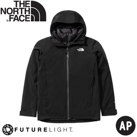 【The North Face 男 兩件式550FP 防水鵝絨保暖外套《黑》】4N9T/羽絨衣/保暖外套