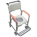 【聖德愛】☆ 富士康 FZK 不鏽鋼 便椅 馬桶椅 附輪 FZK-3802 便器椅 洗澡椅 全新公司貨