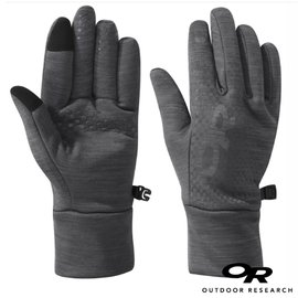 【Outdoor Research】女 Vigor Heavyweight Sensor Gloves 加厚刷毛保暖手套_觸控手套.止滑.機車.登山健行.滑雪/271561-0893 灰