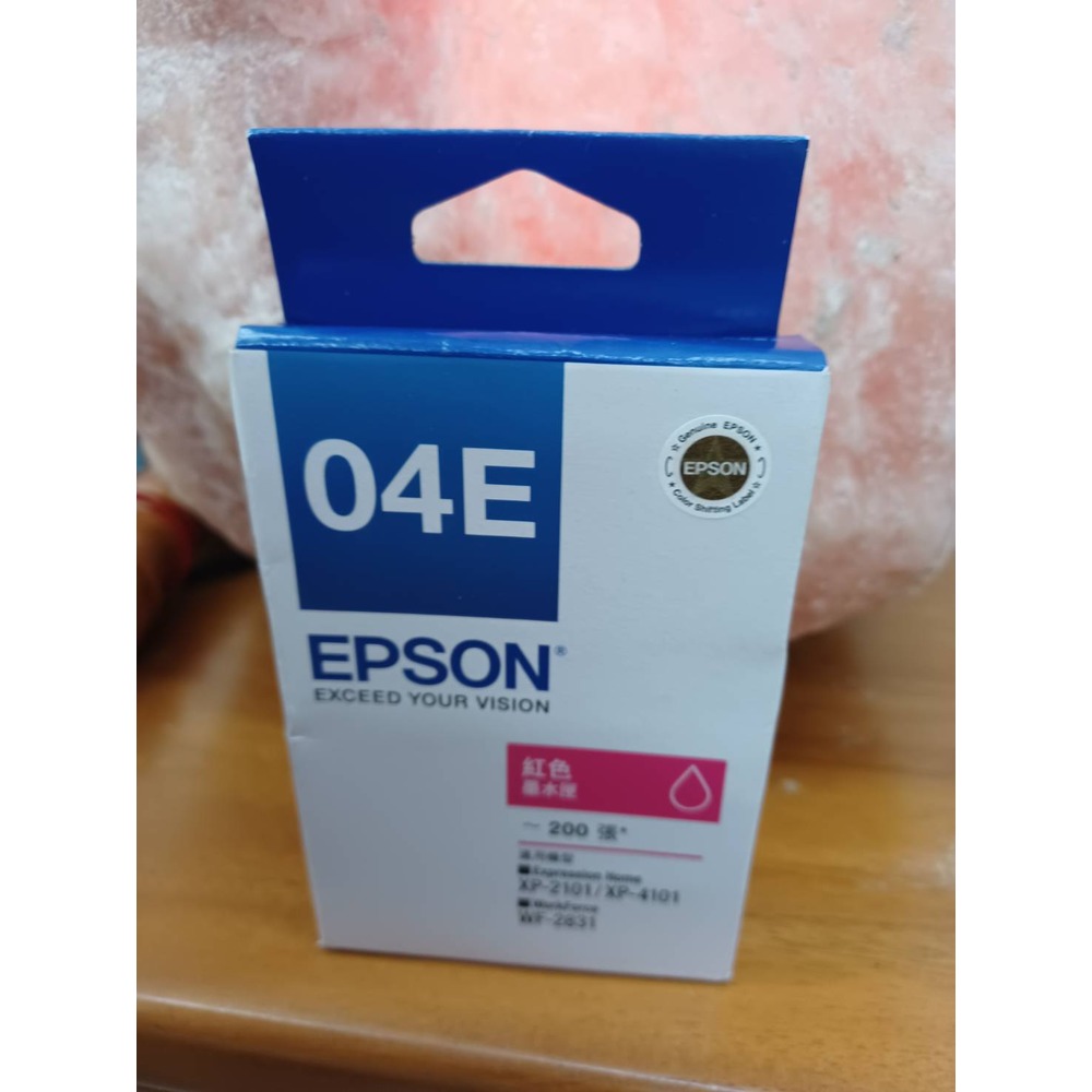 EPSON T04E350 (04E) T04E紅色原廠XP2101/XP4101/WF2831/XP4010