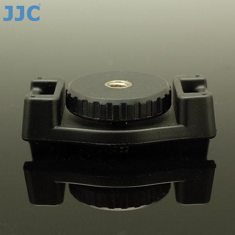 又敗家JJC出品攝影手腕帶用底座HS-BASE SMALL(小,長59/寬38/厚14mm)適翻轉螢幕.不卡電池蓋.可接相機減壓背帶