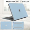 Apple Macbook Pro 16吋 (2019)專用 霧面流沙保護殼-藍灰