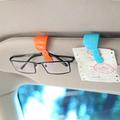 2 入汽車眼鏡固定夾 遮陽板夾 收納置物夾 名片夾 收據 8 元