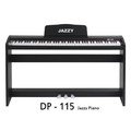 Jazzy 88鍵力度電鋼琴 標準三踏板MP3輸出 電鋼琴DP-115 雙耳機系統 簡約高規格(9900元)