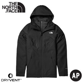 【The North Face 女 DV防水化纖保暖兩件式外套(可套式)《黑》】4NFB/衝鋒衣/防水外套/風雨衣