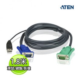 ATEN 宏正 2L-5202U 1.8米 USB 介面切換器 KVM 連接線