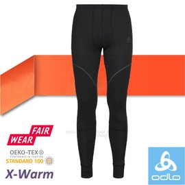 【瑞士 ODLO】ACTIVE X-WARM 男 機能型銀離子加強保暖衛生褲.內搭褲/ZeroScent抗菌除臭技術 / 159232-15000 黑