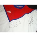 貳拾肆棒球--古巴代表隊奧運選手親筆簽名實際使用熱身衣/ adidas製作