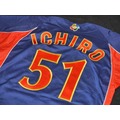 貳拾肆棒球--限定 Mizuno pro 2006WBC日本代表鈴木一朗Ichiro客場球員版球衣L