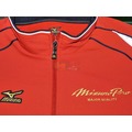 貳拾肆棒球---受注生產!日本Mizuno pro 日職契約選手用運動套裝外套/紅