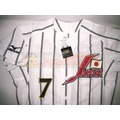貳拾肆棒球-日本帶回-受注生產Mizuno pro日本代表職棒羅德西岡剛球員版球衣