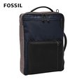 【FOSSIL】BUCKNER 行動族尼龍信差後背包/電腦包-深藍色 MBG9491406