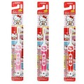 日本進口 EBISU Hello Kitty 3歲上 兒童牙刷 KITTY牙刷 日製 卡通牙刷 凱蒂貓 三色可選 隨機出