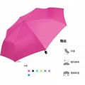 玻璃纖維小折傘 三節式 折疊式 方便攜帶 撥水雨傘 雨傘 防風 防水 抗UV