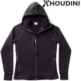 HOUDINI Power Houdi 女款彈性刷毛保暖外套 Power Stretch 125984 074 純黑
