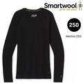 Smartwool Merino 250 女款 美麗諾羊毛排汗衣/圓領長袖NTS250 SW016370 001 黑色