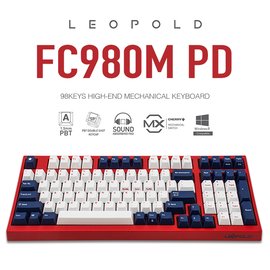 | MOJO | Leopold FC980M PD 美國隊長 2020 PBT二射成型字體正刻英文 靜音紅軸
