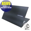 【Ezstick】ASUS M513 M513IA 黑色立體紋機身貼 (含上蓋貼、鍵盤週圍貼、底部貼) DIY包膜