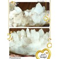 天然白水晶白幽靈金字塔原礦晶簇(1250元)