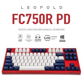 | MOJO | 韓國LeoPold FC750R PD機械鍵盤 美國隊長 2020 PBT二射成型字體正刻英文 茶/青/紅