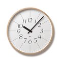 【日本直送】Lemnos 渡邊力木框簡約小字時鐘【台灣代理商正貨/保固一年】設計時鐘 掛鐘 日本製