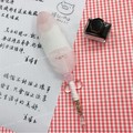 ☆Idalza☆ 台灣現貨 創意 水晶筆 玻璃筆 蘸水筆 歐式 手工 小豬 羽毛筆 沾水 羽毛 玻璃 鋼筆 禮物