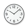 【日本直送】Lemnos 黑白純粹時鐘 (白)【台灣代理商正貨/保固一年】設計時鐘 掛鐘 日本製