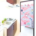 Hello Kitty Sanrio人物 和風門簾 輕鬆改變居家風格 裝飾 日本製正版 150cm