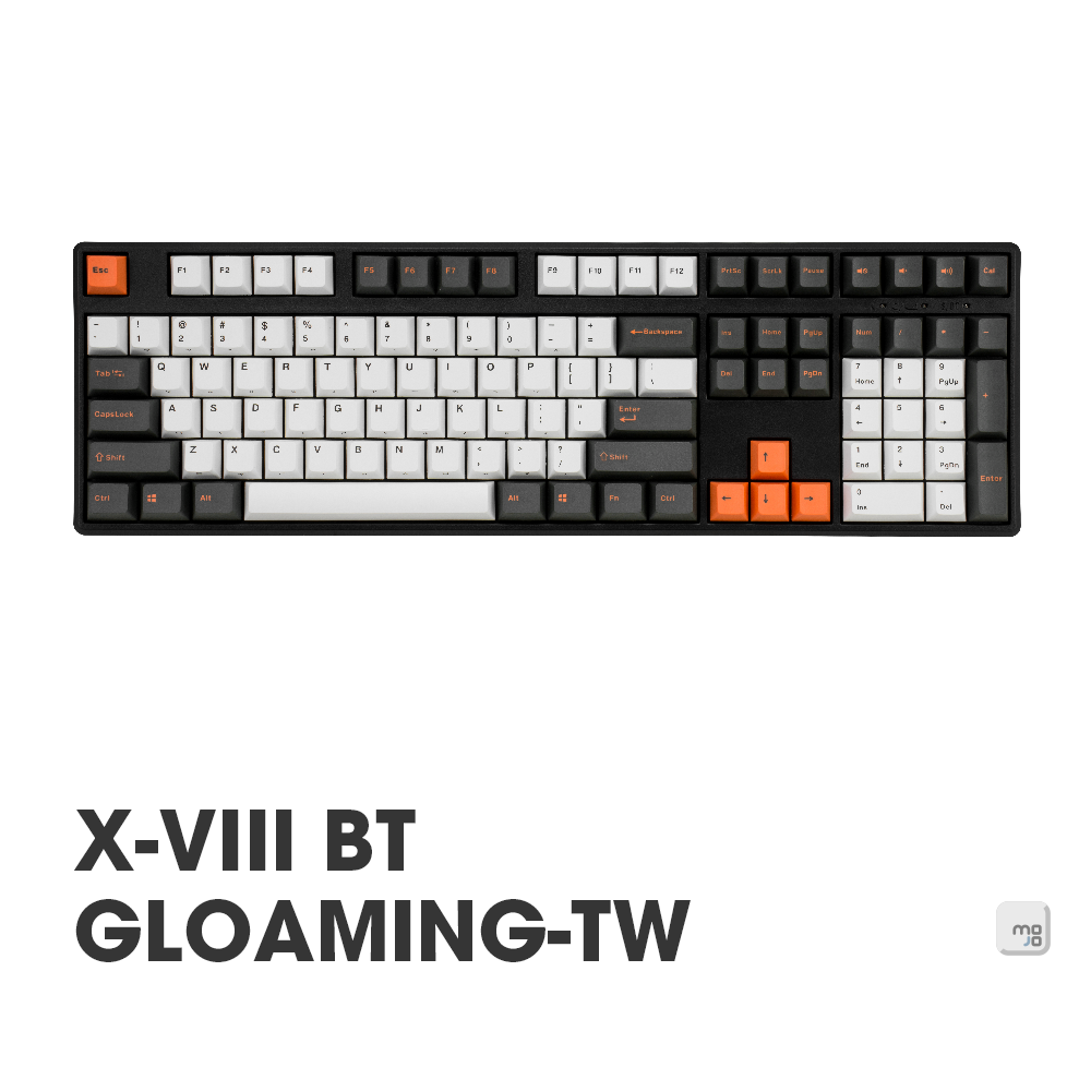 |MOJO| Mistel X-VIII BT Gloaming 暮色 PBT二色成型 機械鍵盤 CHERRY MX軸 TW 中文側印 茶/青/紅軸