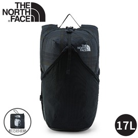 【The North Face 17L 輕量多功能CORDURA背包《深黑》】3KWR/雙肩休閒背包/隨行包/輕質耐用