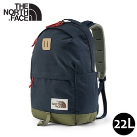 【The North Face 22L 13吋電腦背包《深藍/軍綠》】3KY5/多功能休閒背包/電腦背包/學生書包
