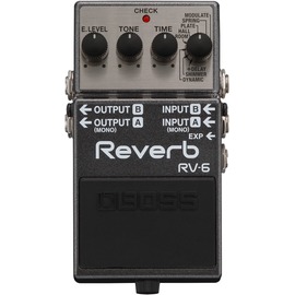 亞洲樂器 Roland BOSS RV-6 Reverb 殘響效果器、最新的科技以及傳奇BOSS的製作技術，讓您得以立即調出驚人的殘響聲音。、全新展示品