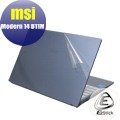 【Ezstick】MSI Modern 14 B11M 二代透氣機身保護貼 DIY 包膜