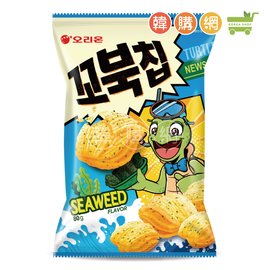 韓國好麗友烏龜玉米脆片(海苔味)80g(2024.03.19有效)【韓購網】